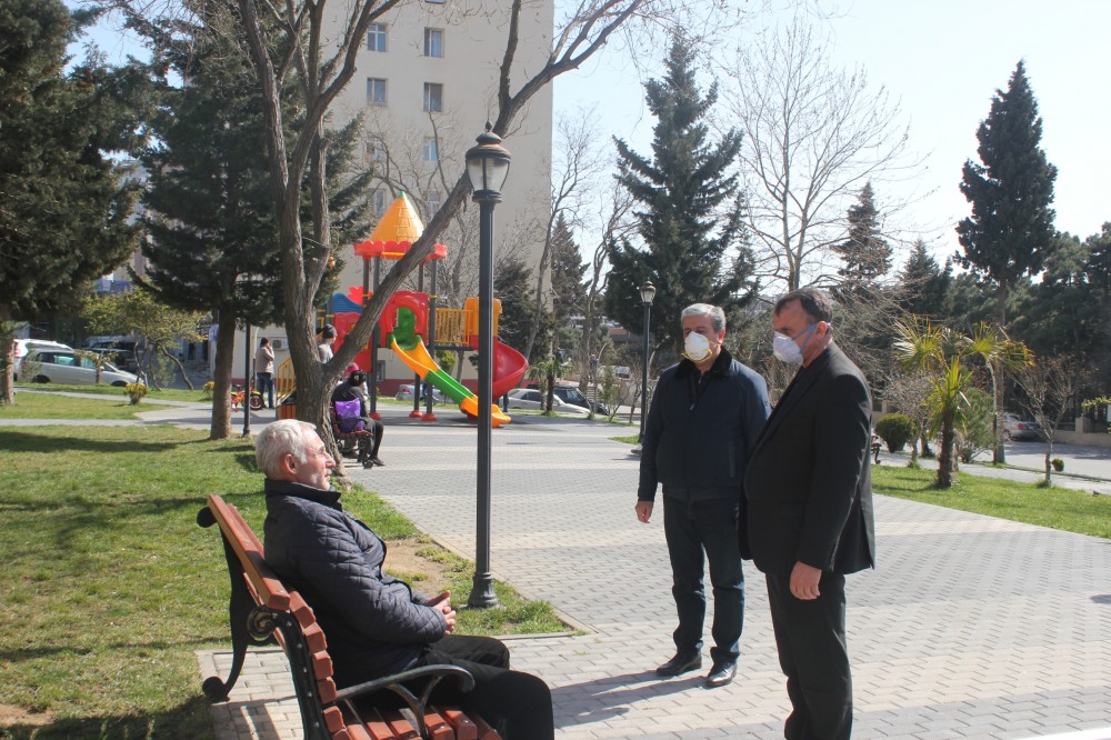 Nizamidə koronavirusun yayılmasının qarşısının alınması istiqamətində tədbirlər görülür - FOTOLAR